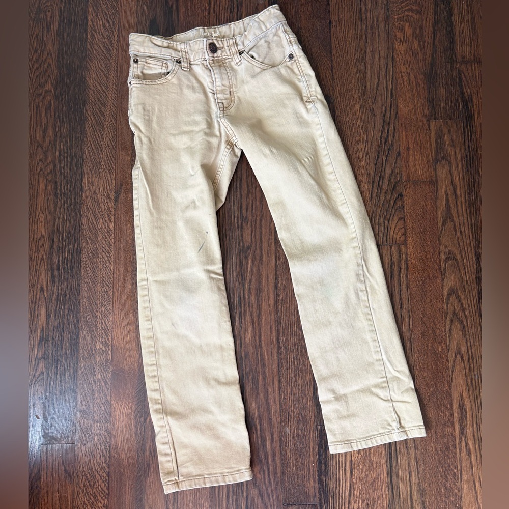 Cat & Jack boys khaki straight jeans